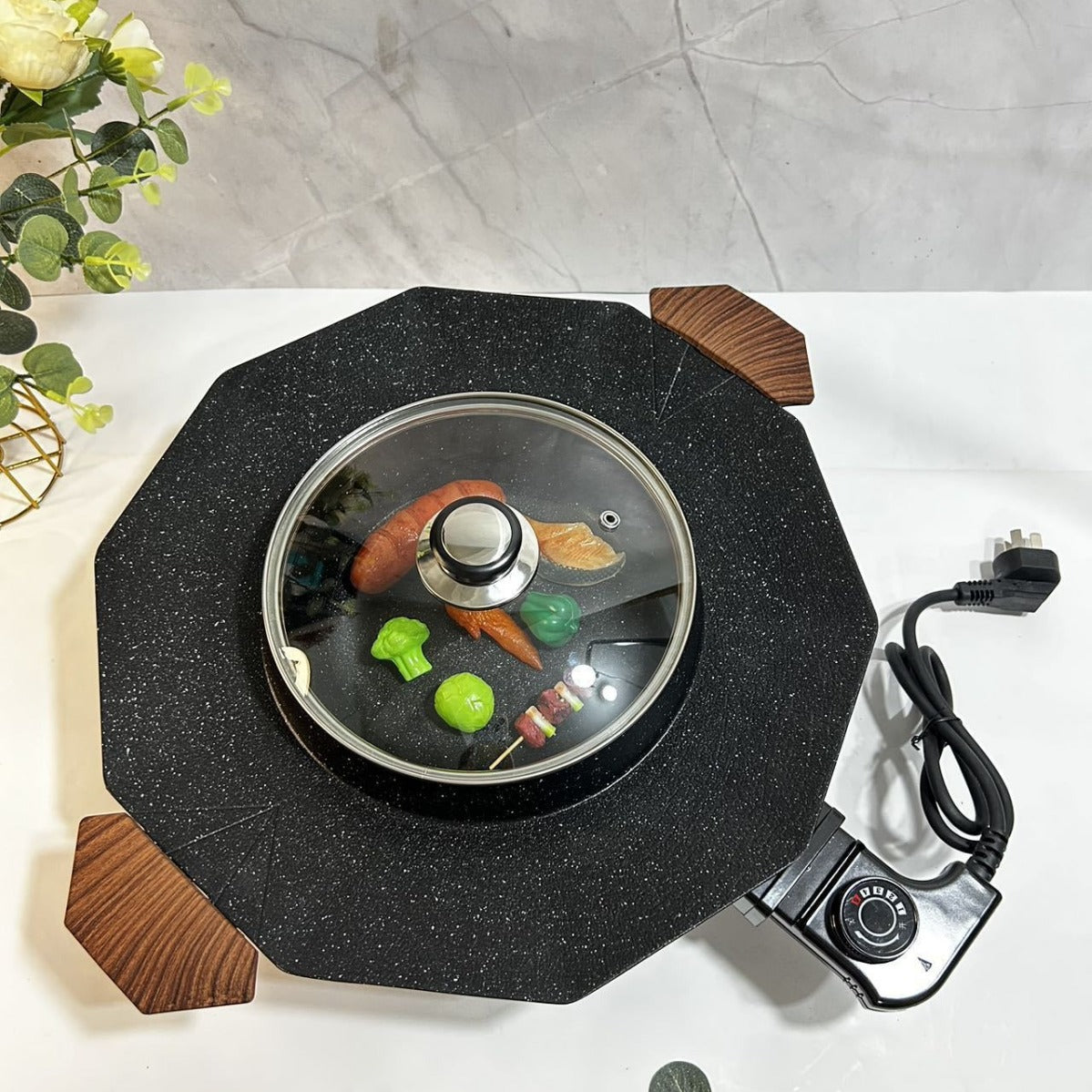 Multi-Function Electric Grill and Hot Pot Cooker Best YouTube Store