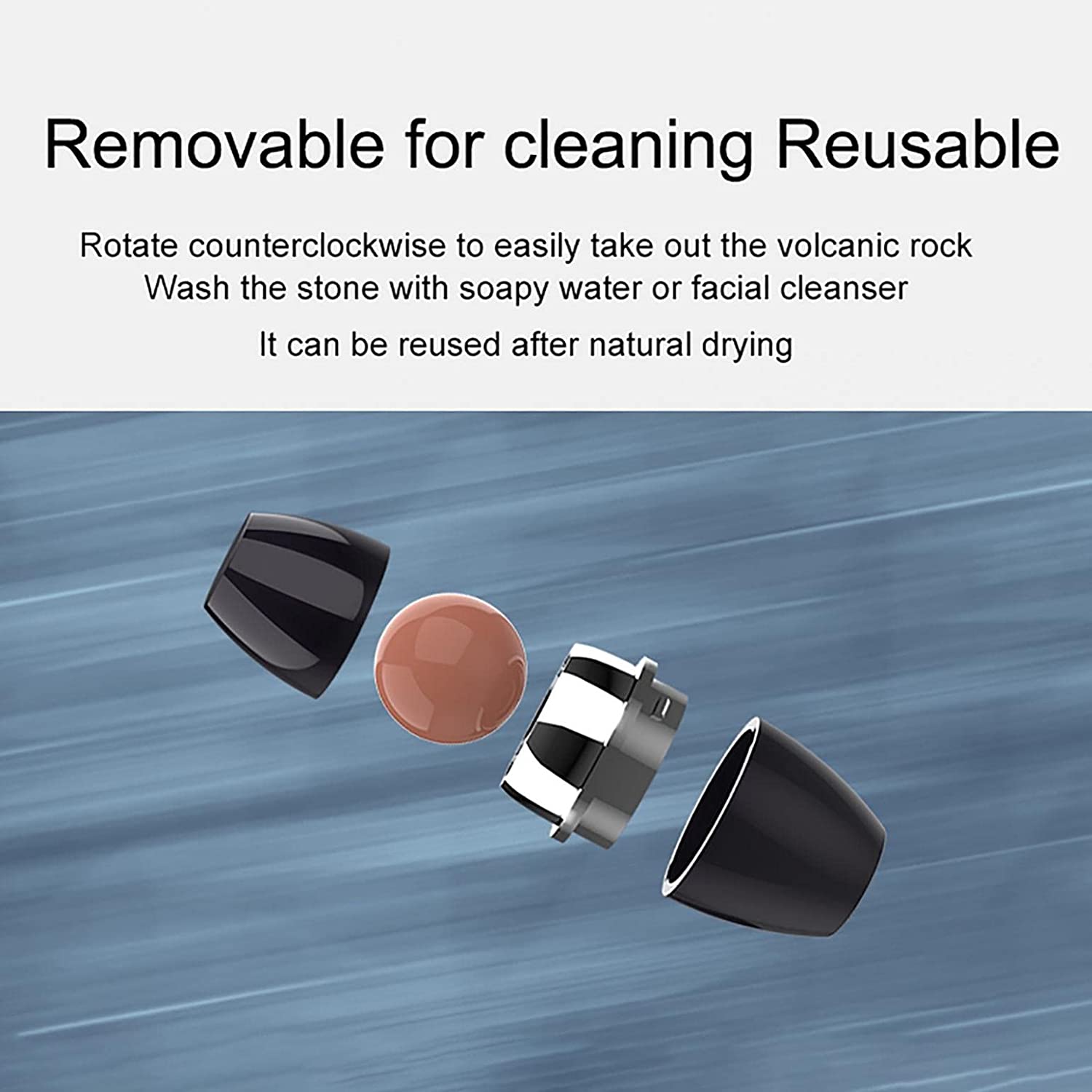 Volcanic Stone Oil-Absorbing Face Roller LuxuryLifeWay Online Store