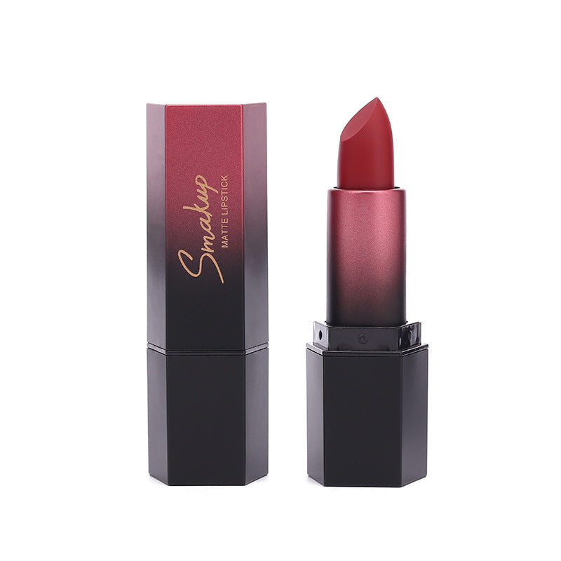 10 Colors Discoloration Resistant Matte No Stain On Cup Makeup Lipstick LadyShow.Store