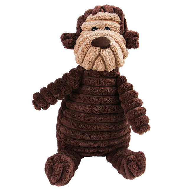 Vocal Animal Plush for Pet Dog Molar Teeth Cleaning Training LadyShow.Store