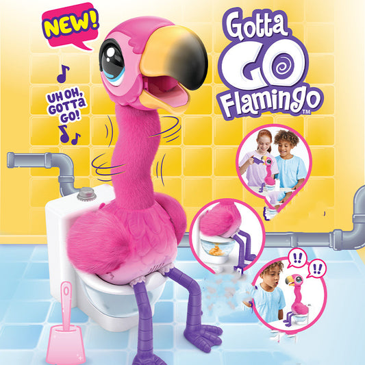 Electronic Singing Flamingo Pet Toy - Movable Interactive Voice Pet for Children Ages 4-14