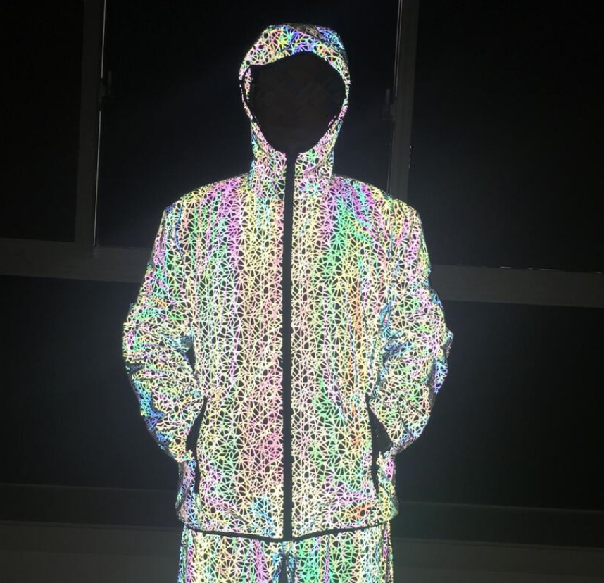 Colorful Reflective Jacket for Streetwear and Casual Use Pi-Mart