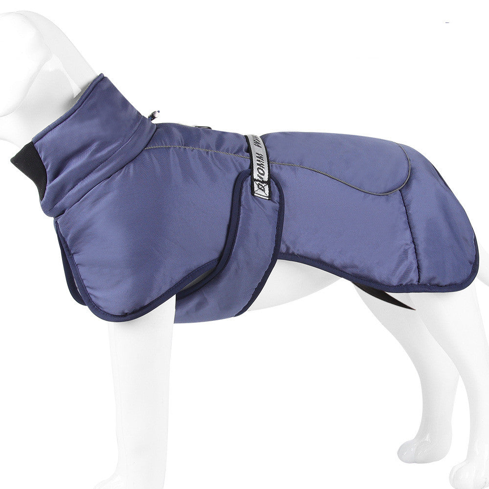 New Dog Clothes Cloak Style Thickened And Warm Pet Keeping Warming Clothes With Reflective Warmth Pet Supplies Pets Fashion