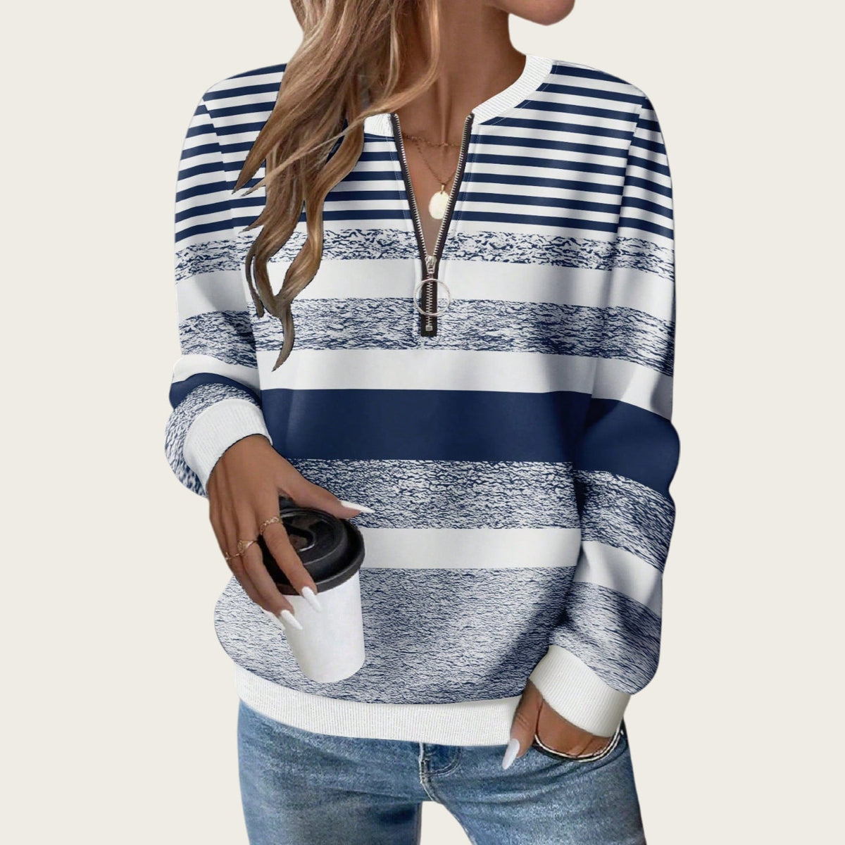 Amazon Europe And America 2026 Autumn Loose Long Sleeve Black Temperament Commuting Hoodie Tshirt Top NorixaFashion.com