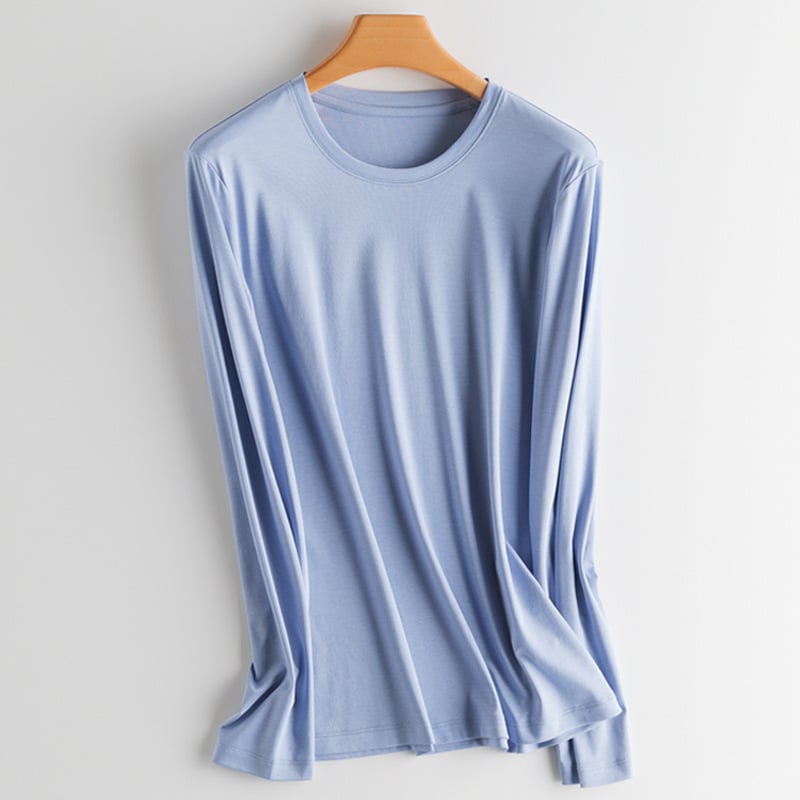 Long-Sleeved Round Neck Autumn T-Shirt Pi-Mart
