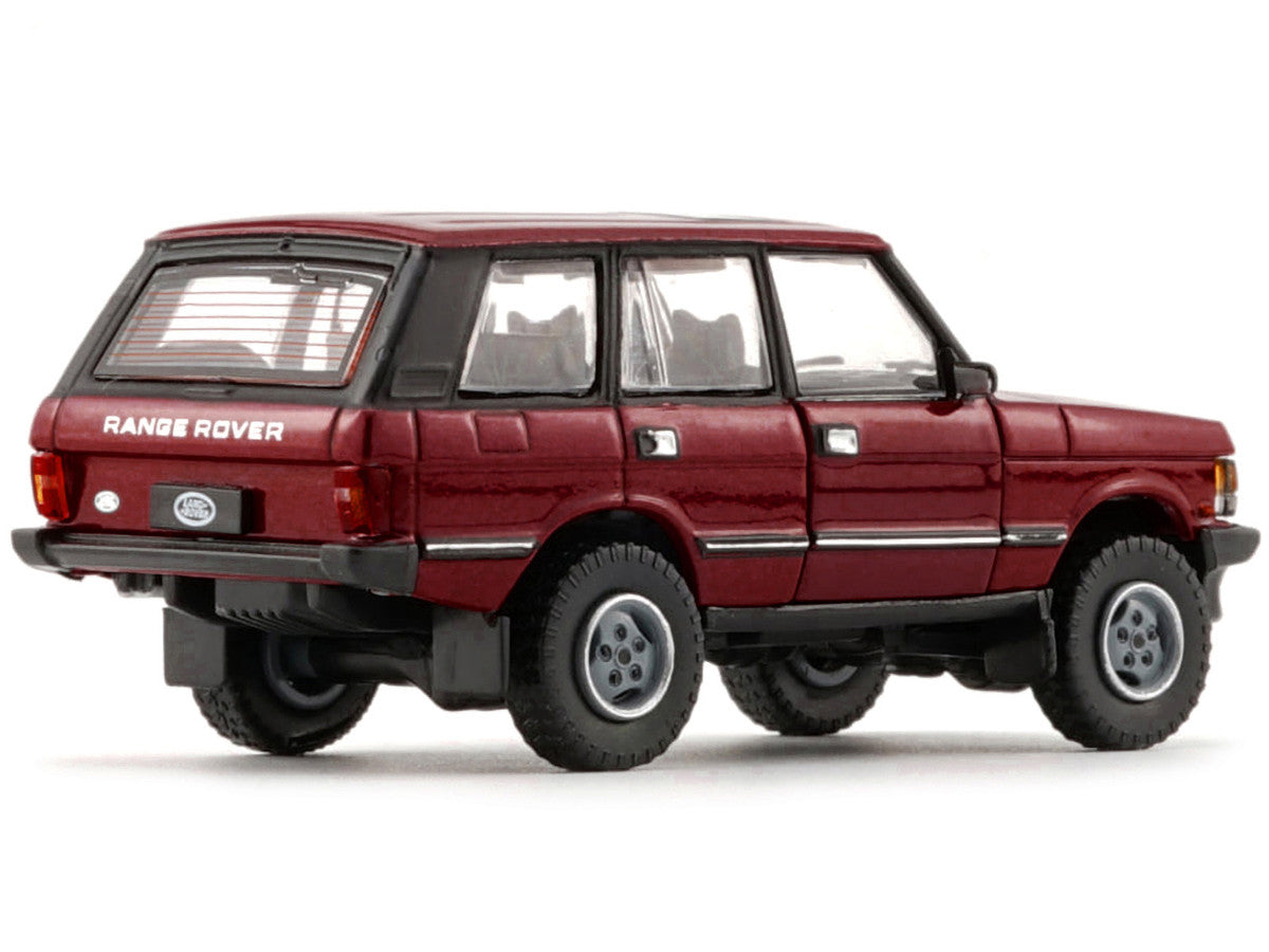 Land Rover Range Rover Classic LSE RHD (Right Hand Drive) Red with Sunroof with Extra Wheels 1/64 Diecast Model Car by BM Creations LuxuryLifeWay Online Store
