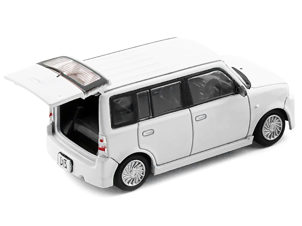 Toyota bB 2000 Van White with Extra Accessories 1/64 Diecast Model Car by BM Creations LuxuryLifeWay Online Store