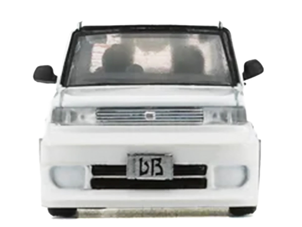 Toyota bB 2000 Van White with Extra Accessories 1/64 Diecast Model Car by BM Creations LuxuryLifeWay Online Store