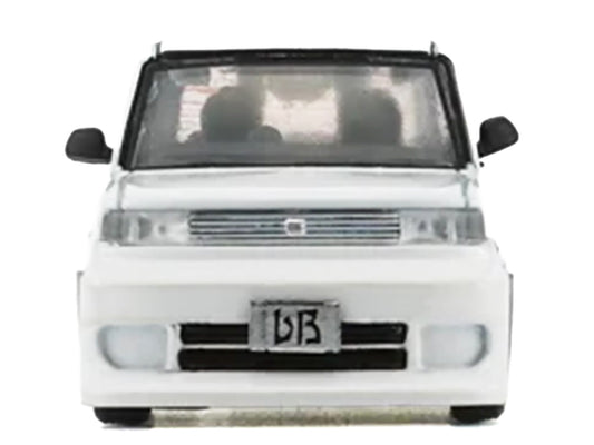 Toyota bB 2000 Van White with Extra Accessories 1/64 Diecast Model Car by BM Creations LuxuryLifeWay Online Store
