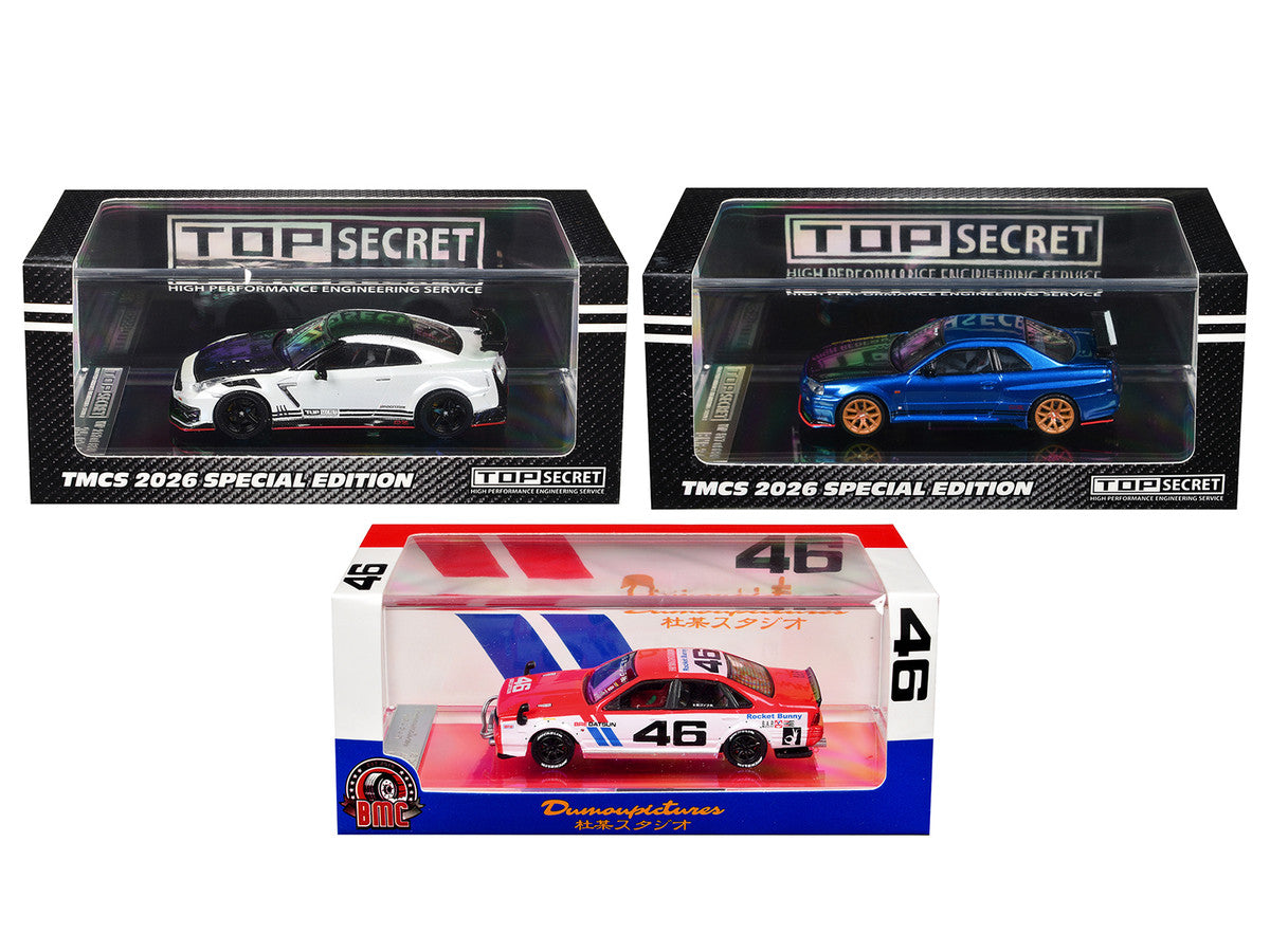 The Model Car Show (TMCS) Malaysia 2026 Set of 3 Pieces Limited Edition to 680 pieces Worldwide 1/64 Diecast Model Cars by BM Creations LuxuryLifeWay Online Store
