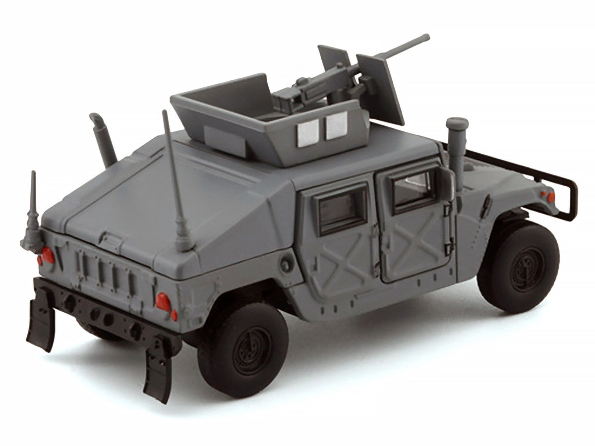 HUMVEE 4-CT Military Vehicle Matt Gray with Alternative Tops 1/64 Diecast Model Car by BM Creations LuxuryLifeWay Online Store