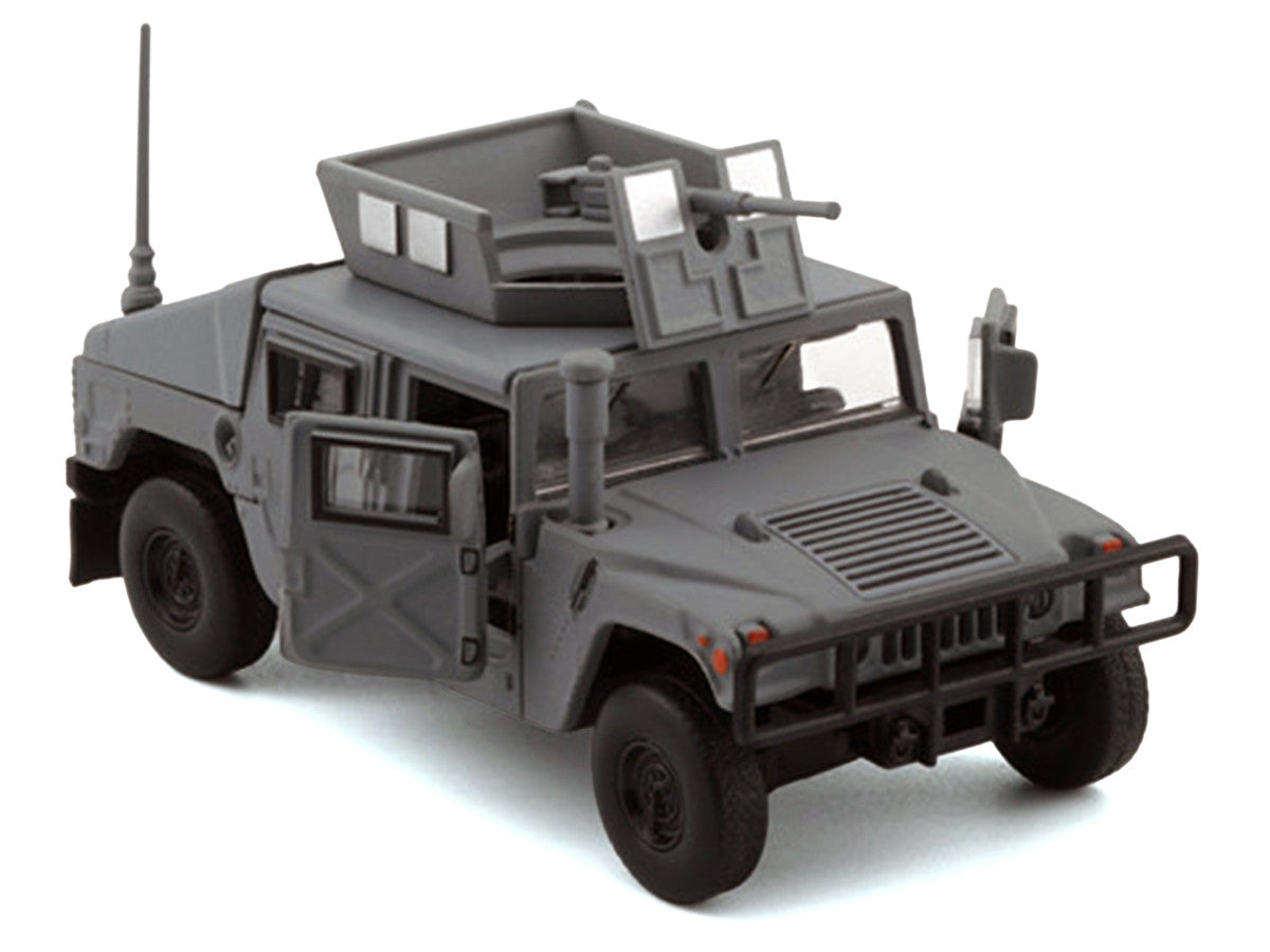 HUMVEE 4-CT Military Vehicle Matt Gray with Alternative Tops 1/64 Diecast Model Car by BM Creations LuxuryLifeWay Online Store