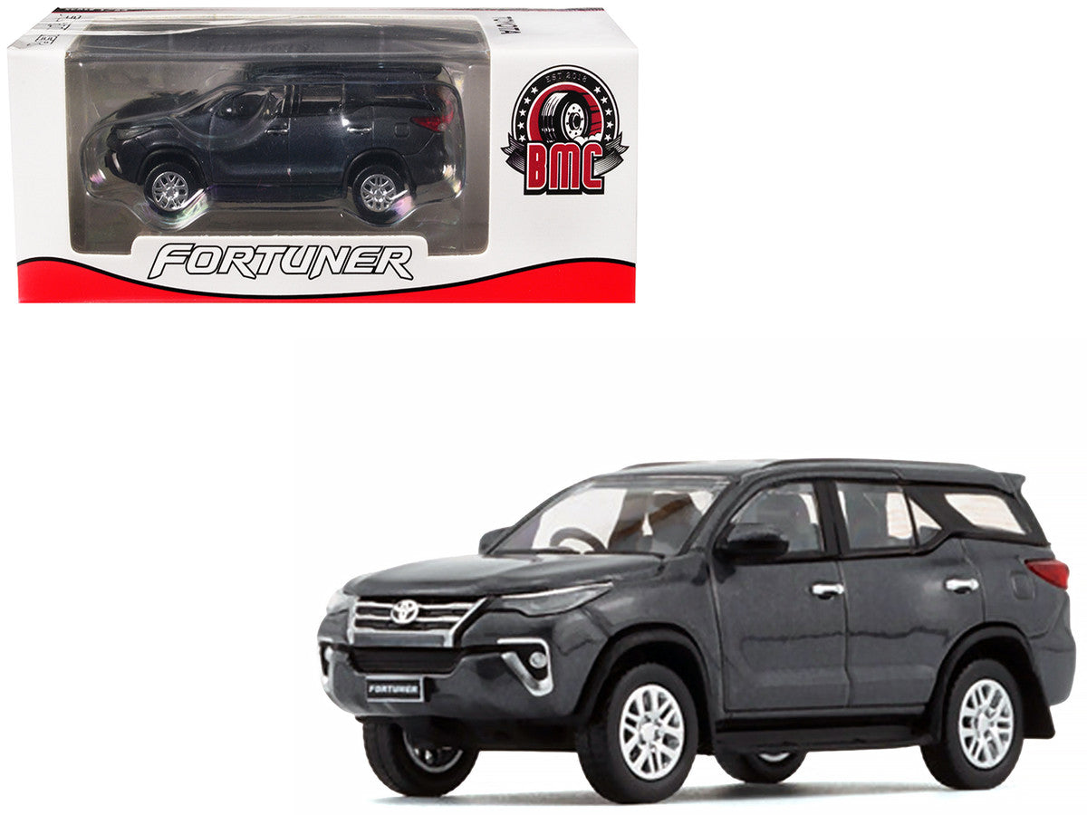 2018 Toyota Fortuner Dark Silver Metallic 1/64 Diecast Model Car by BM Creations LuxuryLifeWay Online Store