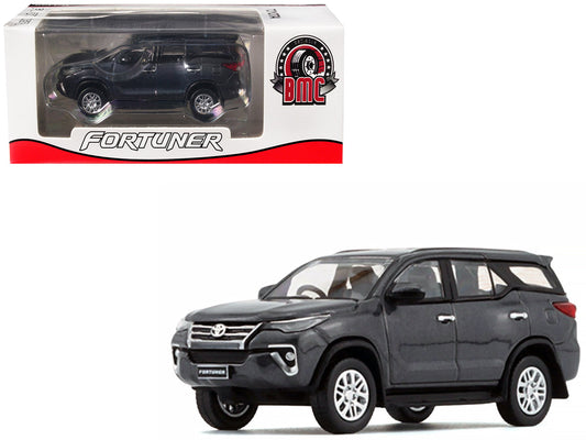 2018 Toyota Fortuner Dark Silver Metallic 1/64 Diecast Model Car by BM Creations LuxuryLifeWay Online Store
