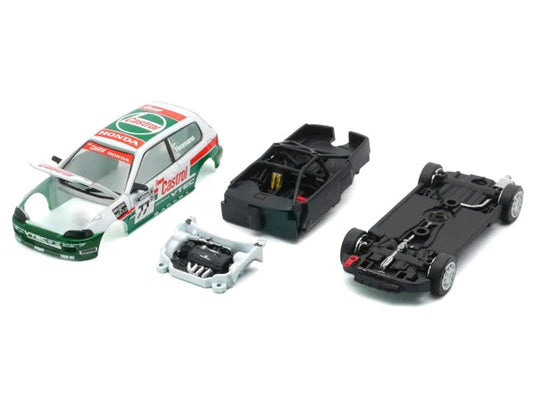 Honda Civic EG6 RHD (Right Hand Drive) #77 Team Castrol "National Saloon Car Cup" (1993) 1/64 Diecast Model Car by BM Creations LuxuryLifeWay Online Store