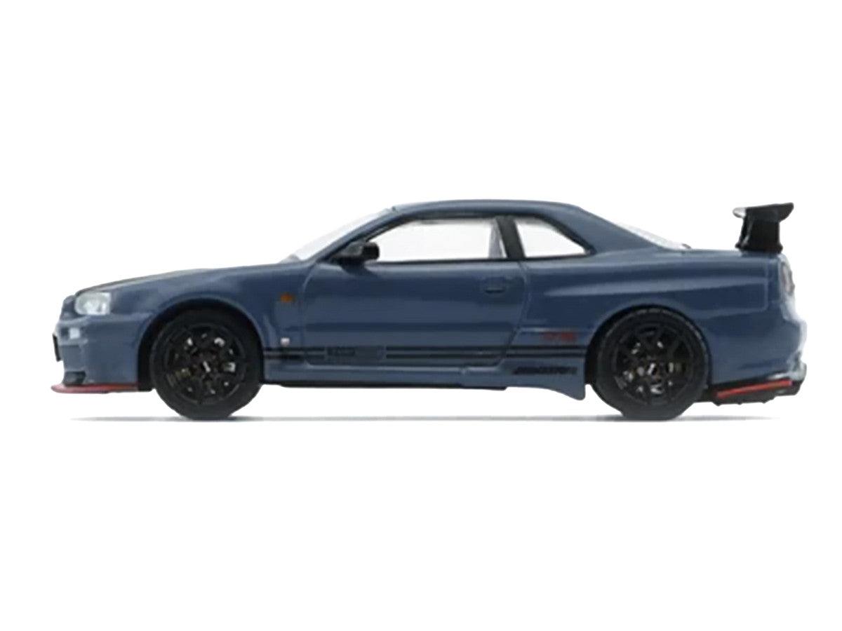 Nissan "Top Secret" Skyline GT-R (BNR34) RHD (Right Hand Drive) Stealth Gray with Carbon Hood "Tokyo Auto Salon 2026" 1/64 Diecast Model Car by BM Creations LuxuryLifeWay Online Store