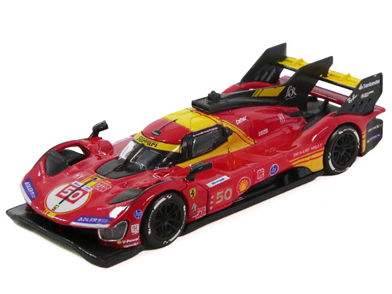 Ferrari 499P #50 Antonio Fuoco - Miguel Molina - Nicklas Nielsen "Ferrari AF Corse" Winner "24 Hours of Le Mans" (2024) 1/64 Diecast Model Car by Polistil LuxuryLifeWay Online Store