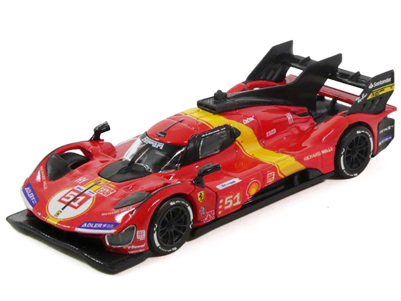 Ferrari 499P #51 James Calado - Antonio Giovinazzi - Alessandro Pier Guidi "Ferrari AF Corse" Winner "24 Hours of Le Mans" (2023) 1/64 Diecast Model Car by Polistil LuxuryLifeWay Online Store