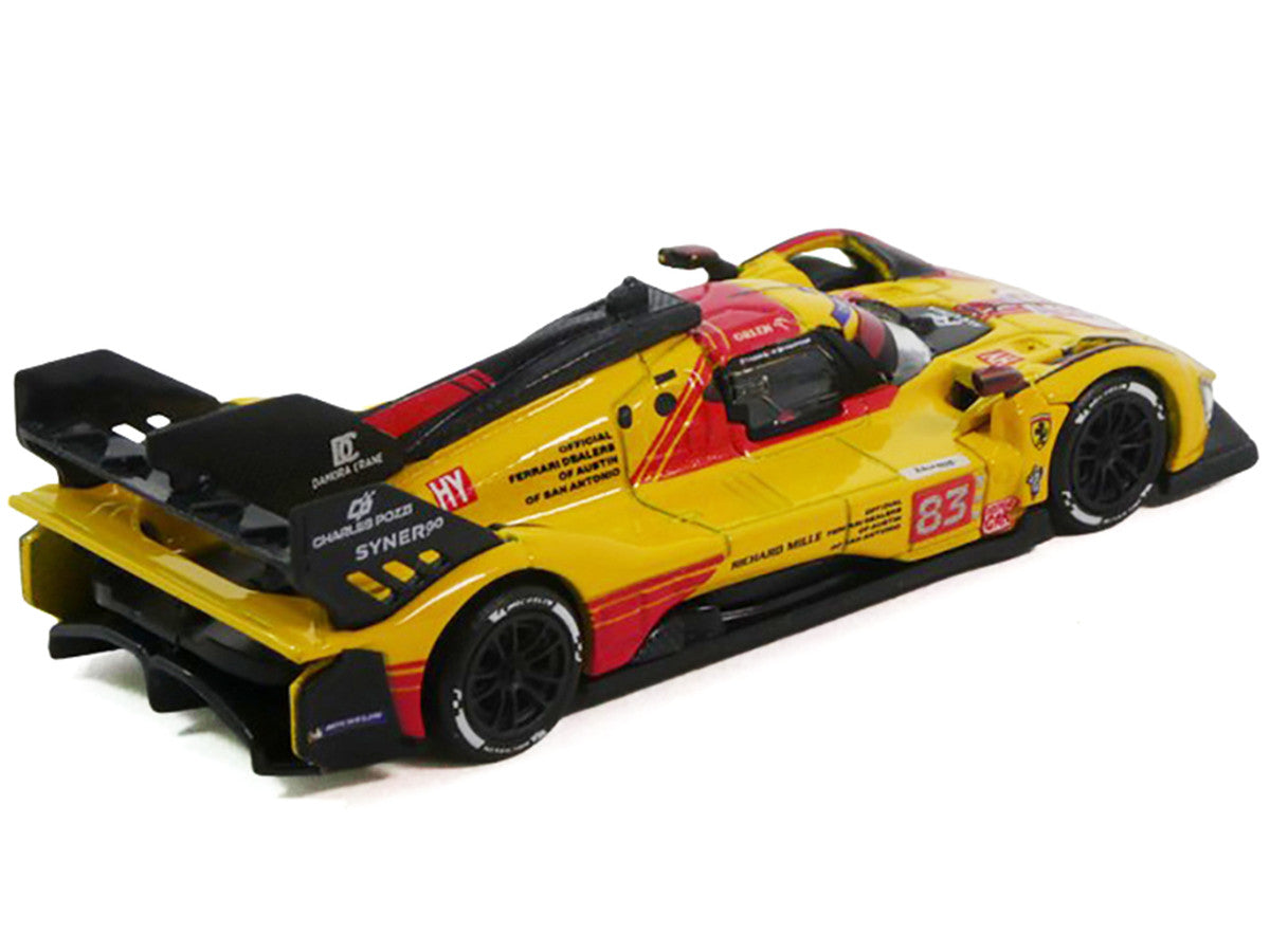Ferrari 499P #83 Robert Kubica - Robert Shwartzman - Yifei Ye "AF Corse" "24 Hours of Le Mans" (2024) 1/64 Diecast Model Car by Polistil LuxuryLifeWay Online Store
