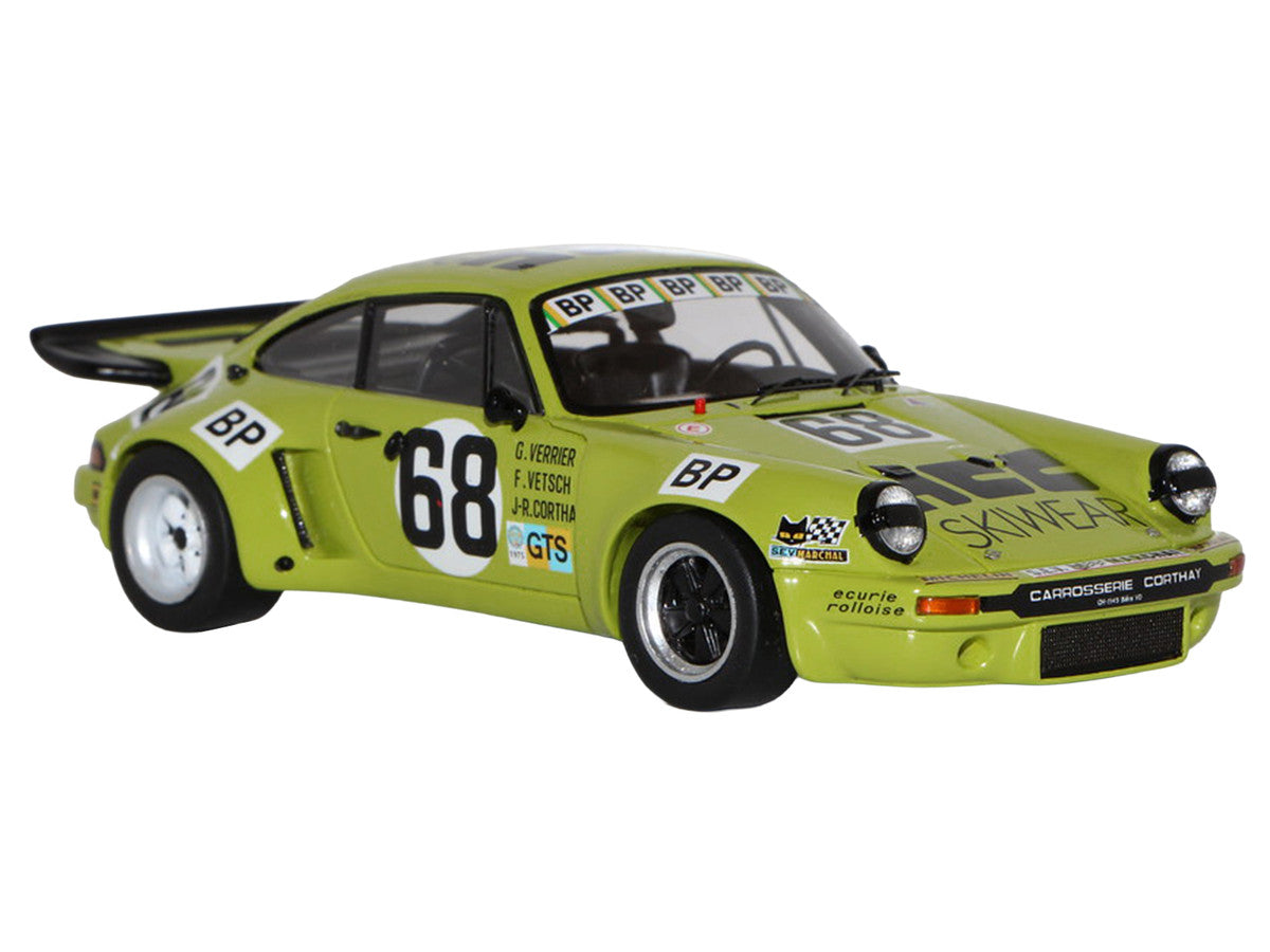 Porsche 911 Carrera RSR 3.0 #68 Guy Verrier - Florian Vetsch - Jean-Robert Corthay "24 Hours of Le Mans" (1975) 1/64 Model Car by Spark LuxuryLifeWay Online Store