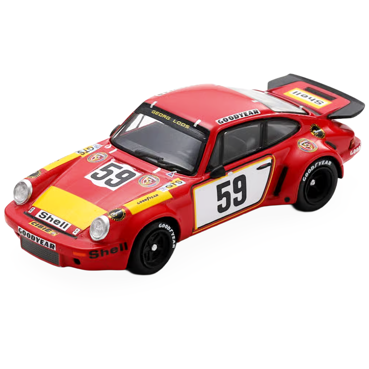 Porsche 911 Carrera RSR #59 Tim Schenken - Howden Ganley "Gelo Racing Team" "24 Hours of Le Mans" (1975) 1/64 Model Car by Spark LuxuryLifeWay Online Store