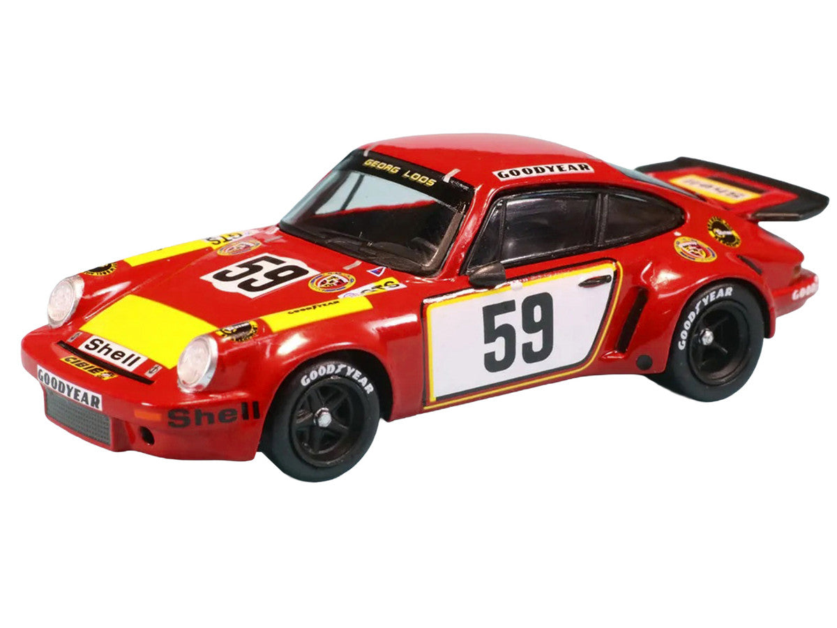 Porsche 911 Carrera RSR #59 Tim Schenken - Howden Ganley "Gelo Racing Team" "24 Hours of Le Mans" (1975) 1/64 Model Car by Spark LuxuryLifeWay Online Store