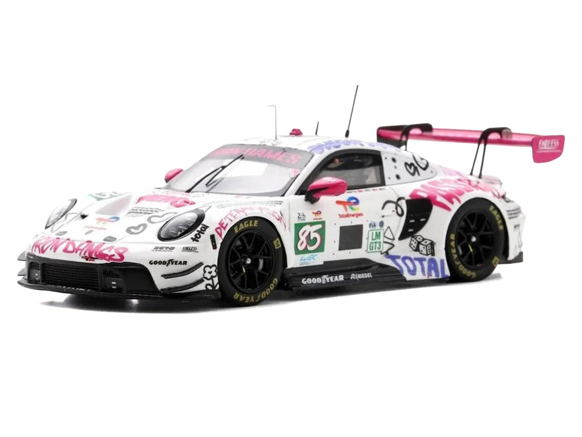 Porsche 911 GT3 R LMGT3 #85 Sarah Bovy - Rahel Frey - Celia Martin "Iron Dames" "24 Hours of Le Mans" (2025) 1/64 Diecast Model Car by Spark LuxuryLifeWay Online Store