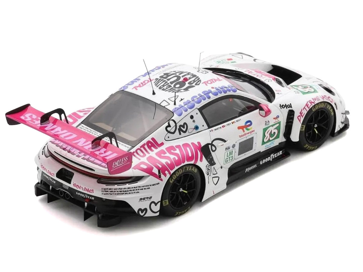 Porsche 911 GT3 R LMGT3 #85 Sarah Bovy - Rahel Frey - Celia Martin "Iron Dames" "24 Hours of Le Mans" (2025) 1/64 Diecast Model Car by Spark LuxuryLifeWay Online Store