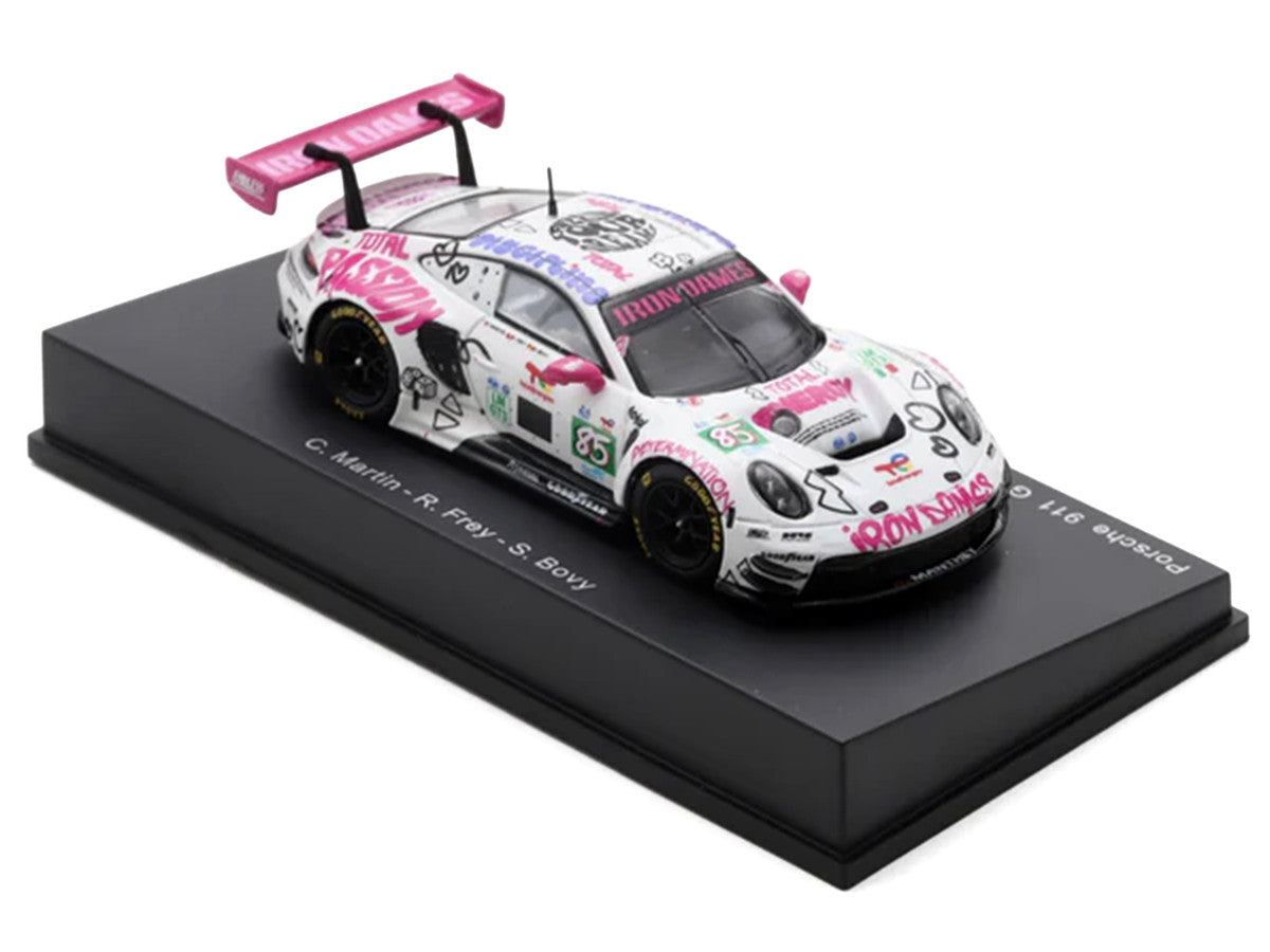 Porsche 911 GT3 R LMGT3 #85 Sarah Bovy - Rahel Frey - Celia Martin "Iron Dames" "24 Hours of Le Mans" (2025) 1/64 Diecast Model Car by Spark LuxuryLifeWay Online Store