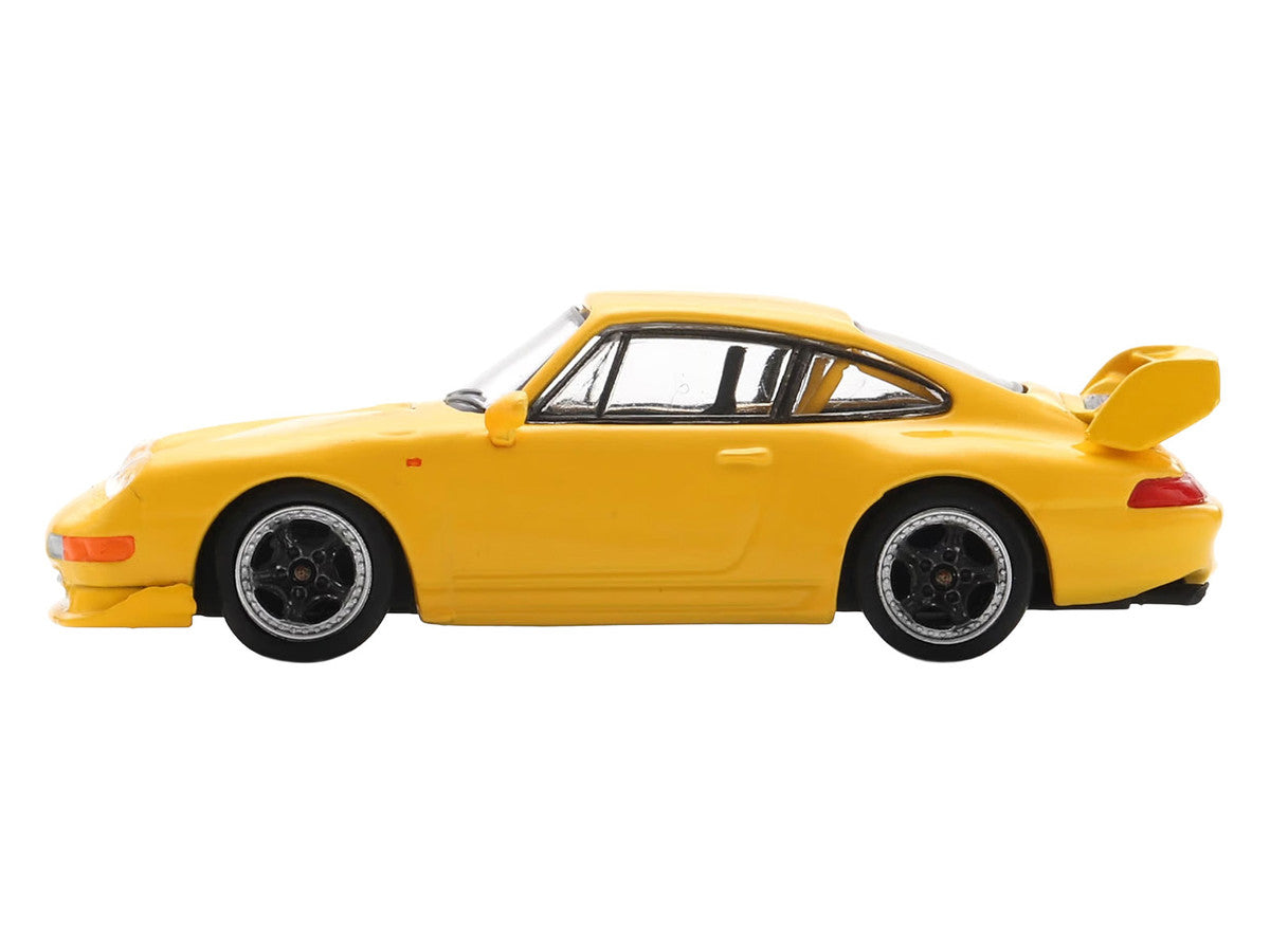 1995 Porsche 911 Carrera RS 3.8 Yellow 1/64 Model Car by Spark LuxuryLifeWay Online Store