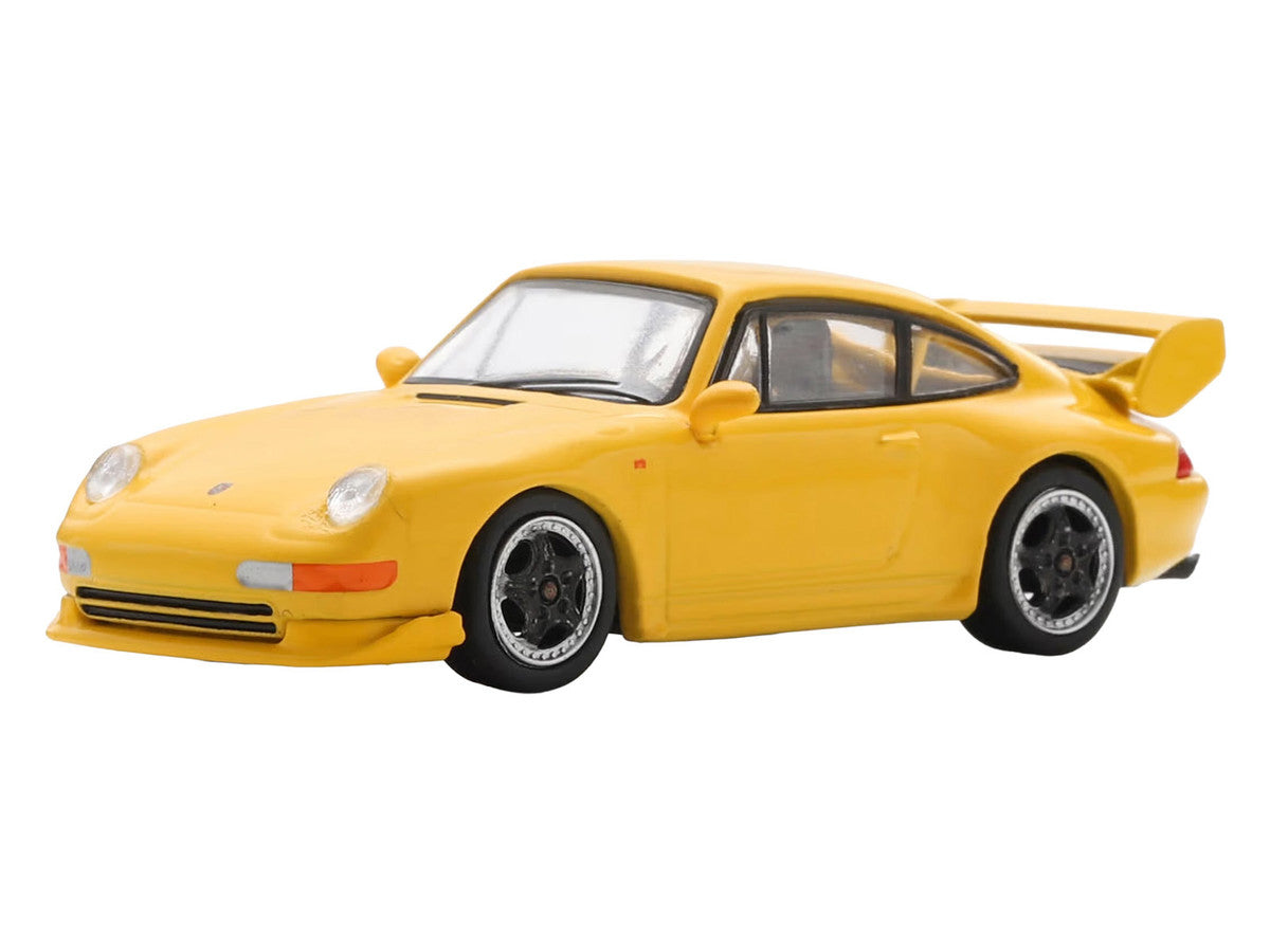 1995 Porsche 911 Carrera RS 3.8 Yellow 1/64 Model Car by Spark LuxuryLifeWay Online Store