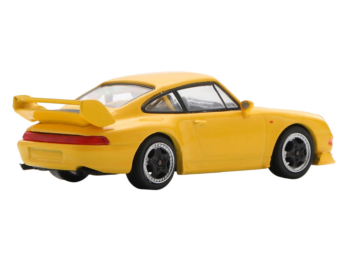 1995 Porsche 911 Carrera RS 3.8 Yellow 1/64 Model Car by Spark LuxuryLifeWay Online Store
