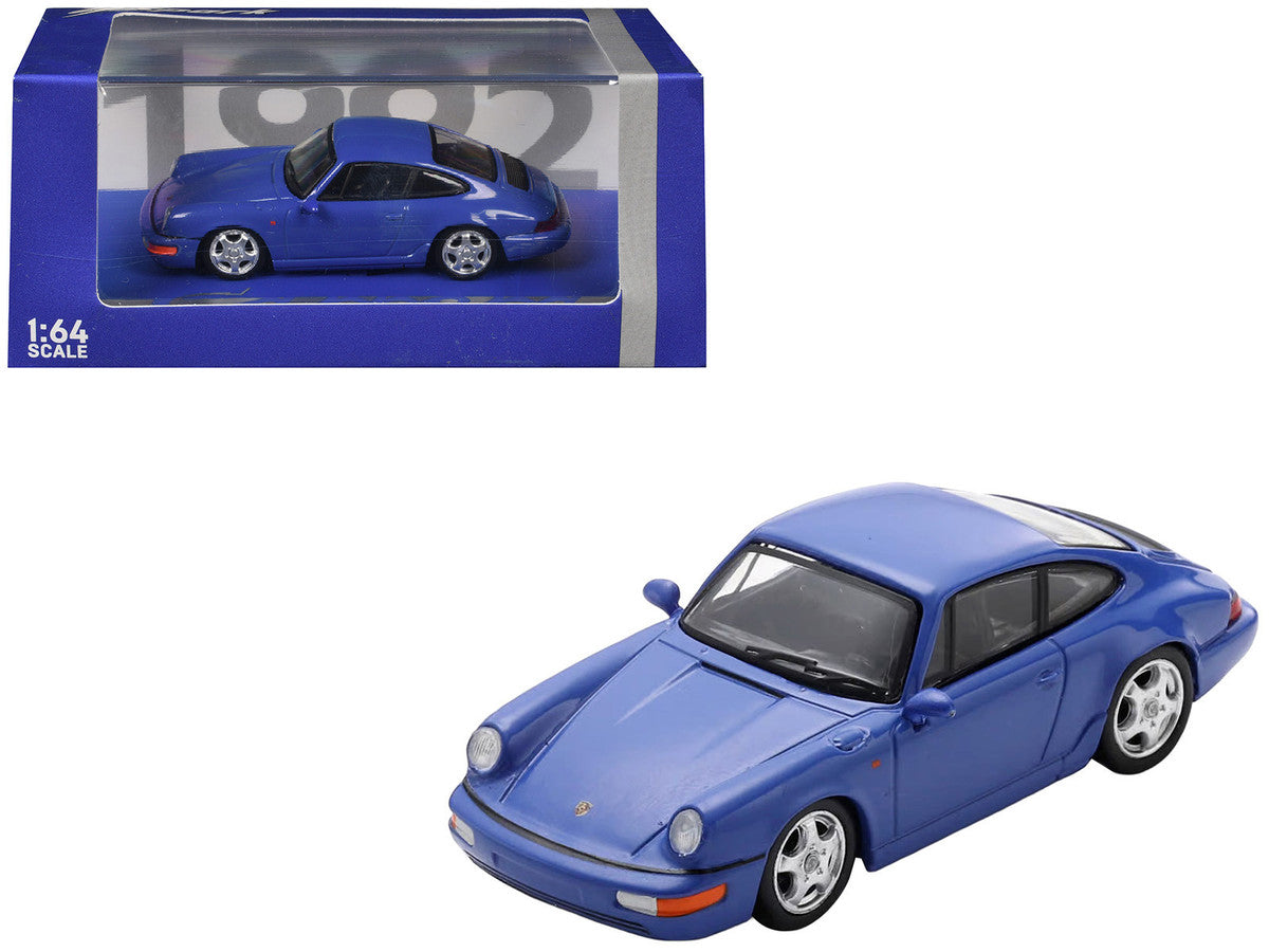 1992 Porsche 911 Carrera RS 3.6 Blue 1/64 Model Car by Spark LuxuryLifeWay Online Store