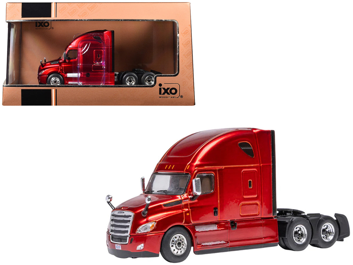 2018 Freightliner Cascadia Truck Tractor Red Metallic 1/64 Diecast Model by IXO Models LuxuryLifeWay Online Store