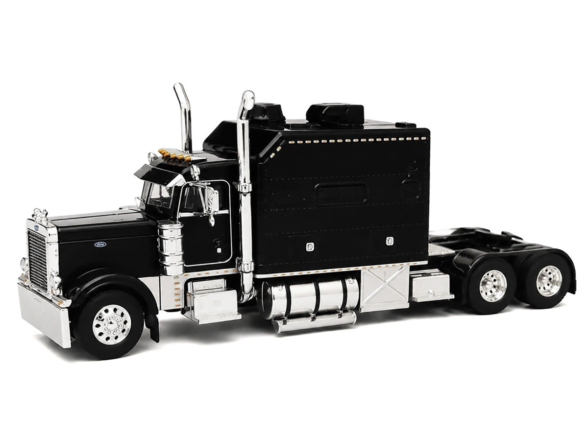 2002 Peterbilt 379 Custom Truck Tractor Black 1/64 Diecast Model by IXO Models LuxuryLifeWay Online Store