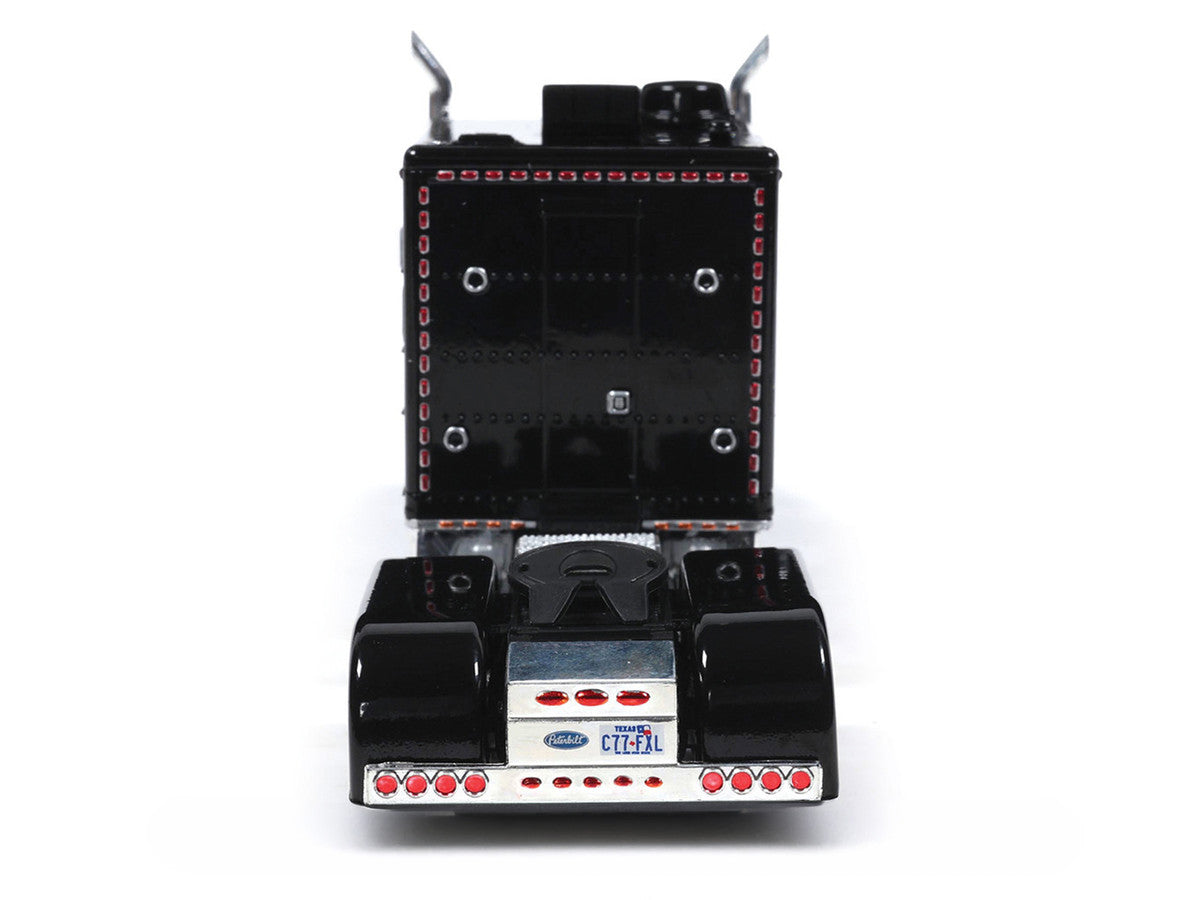 2002 Peterbilt 379 Custom Truck Tractor Black 1/64 Diecast Model by IXO Models LuxuryLifeWay Online Store