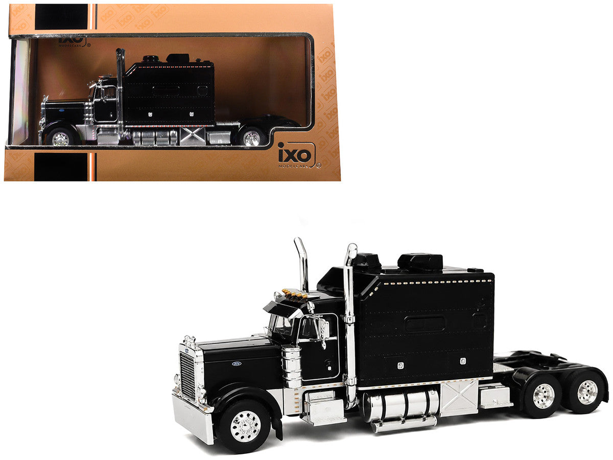 2002 Peterbilt 379 Custom Truck Tractor Black 1/64 Diecast Model by IXO Models LuxuryLifeWay Online Store