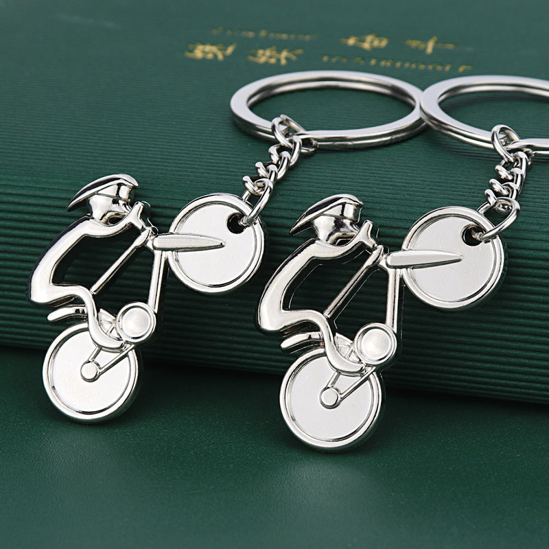 Mini Bicycle Metal Keychains Pendant Tourist Souvenir LadyShow.Store