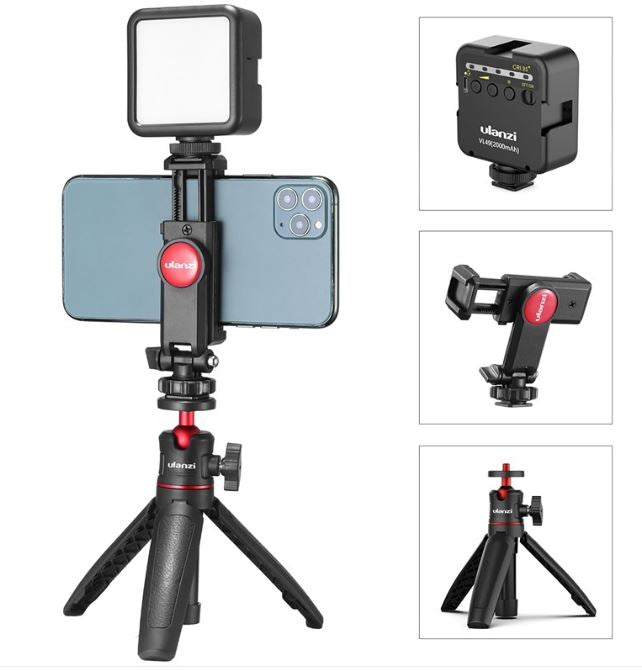 Mobile Phone Vlog Selfie Stick Short Video Live Fill Light Bracket Pi-Mart