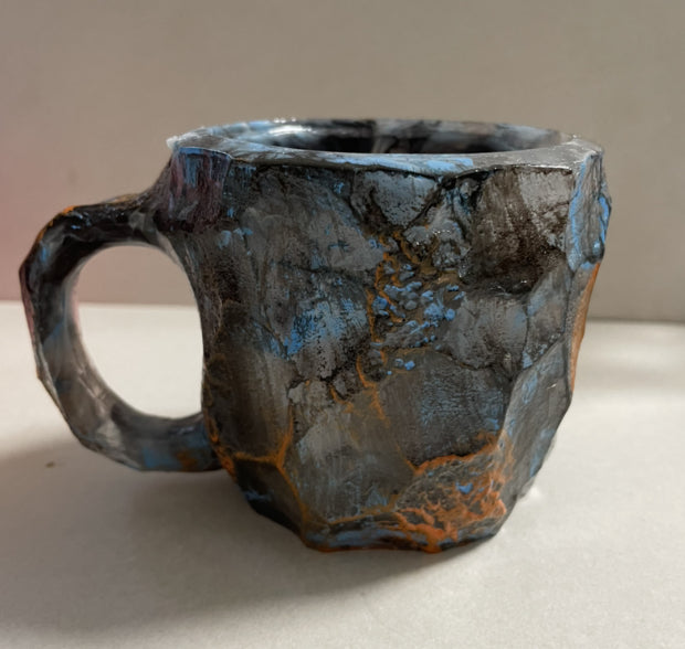 400ml Resin Mineral Crystal Coffee Mugs With Handles Elegant Fake Mineral Crystal Cup For Workplace Home Decor Christmas Gift Kitchen Gadgets PearlNestDecor.com