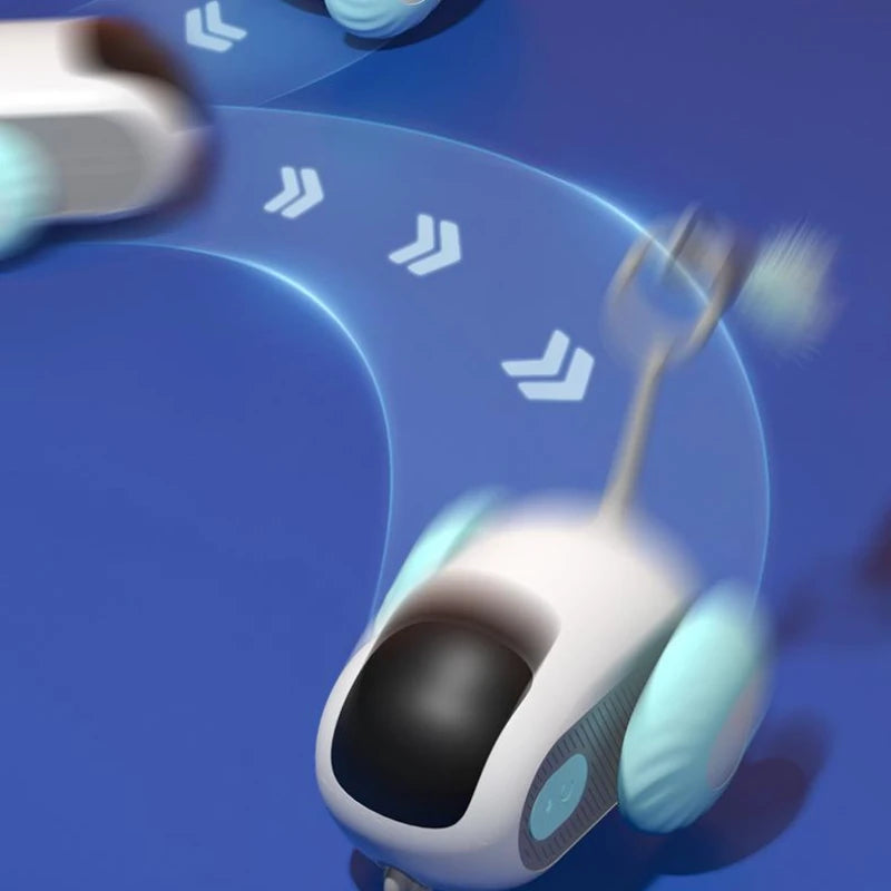 Remote Control Interactive Cat Car Toy USB Charging Chasing Automatic Self-moving Remote Smart Control Car Interactive Cat Toy Pet Products Pets Fashion