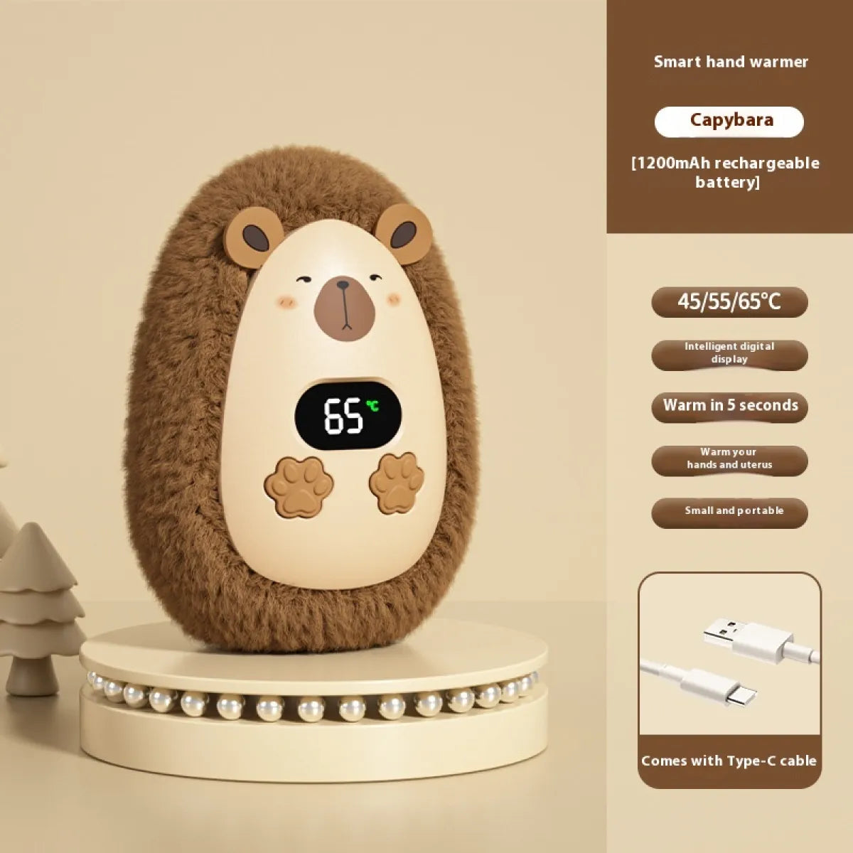 Portable Rechargeable Hand Warmer Pi-Mart
