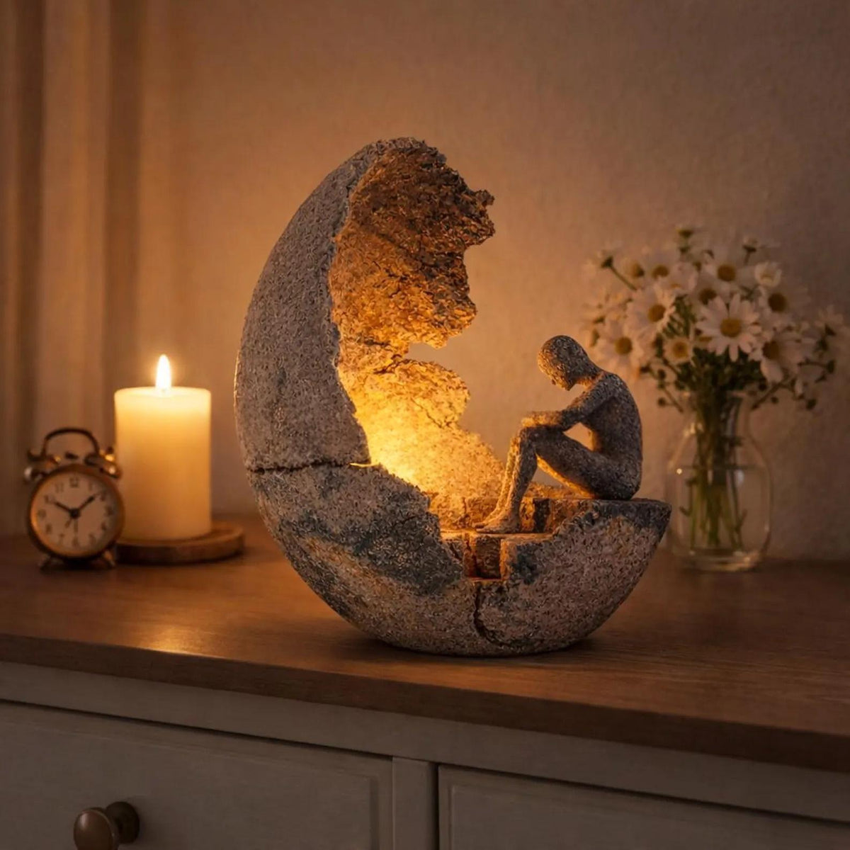 Void Goddess Sculpture Home Decoration PearlNestDecor.com