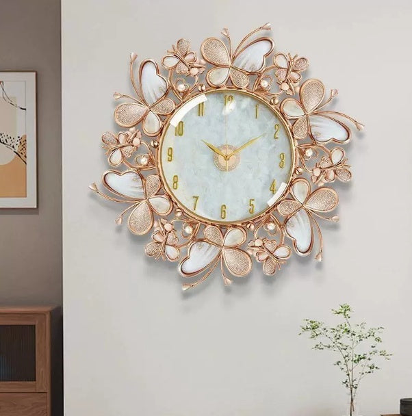 Wall Clock Living Room Decorative Clock Modern Creative Nordic Style Home Clock PearlNestDecor.com