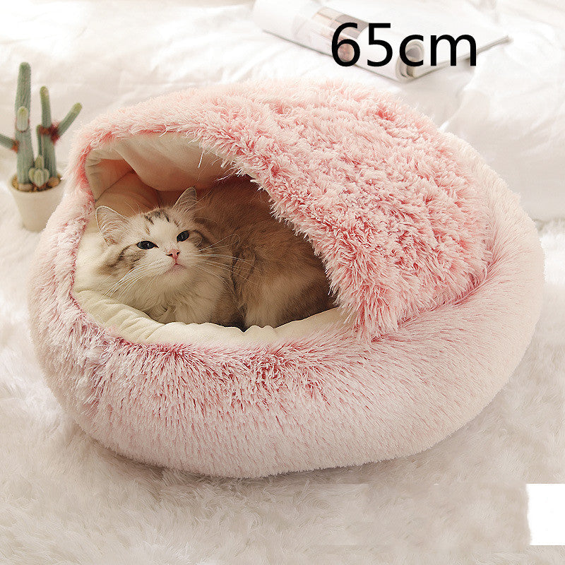 2-in-1 Plush Pet Bed Pets Fashion