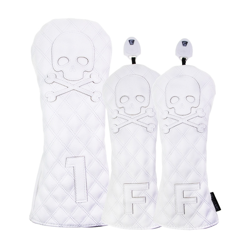 Black PU Leather Golf Club Headcovers Pi-Mart