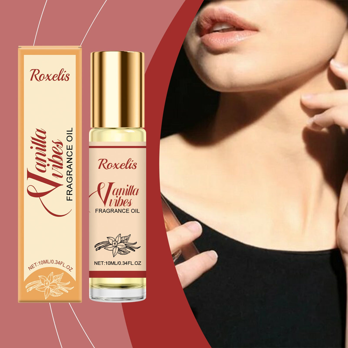 Small Group Fragrance  Lasting, Natural Fresh, Elegant, Charming, Elegant, Elegant, Elegant, Ball Perfume, Ball Perfume  Vanilla  10ml, 1Box Tri Light Beauty