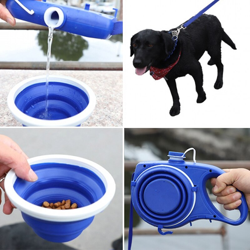 Pet Supplies With Water Bottle, Cup, Pet Rope LadyShow.Store