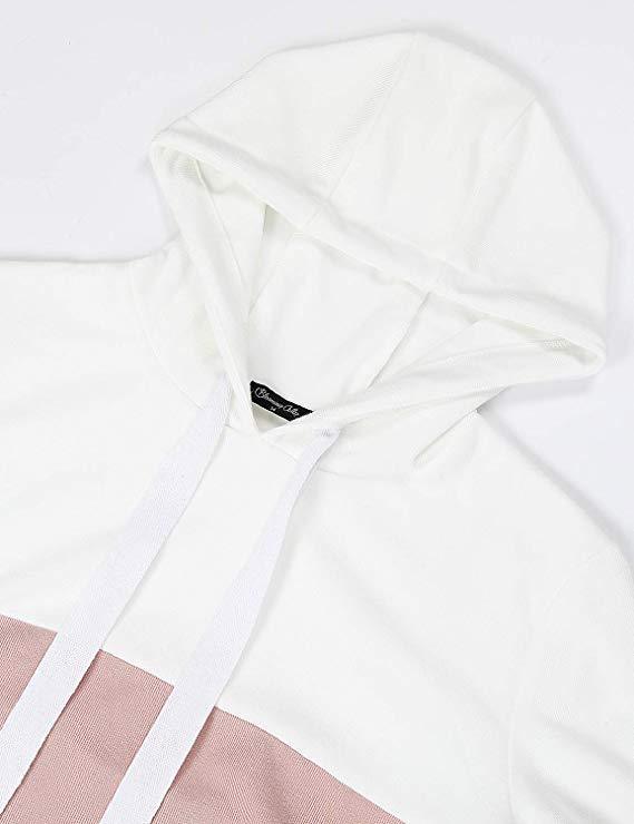 Collared drawstring hooded pocket hoodie