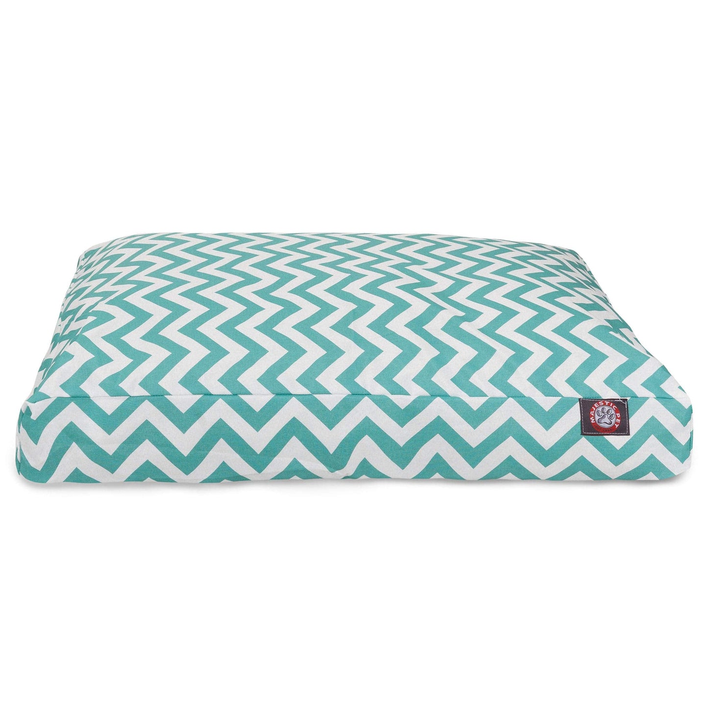 Teal Chevron Extra Large Rectangle Indoor Outdoor Pet Dog Bed With Removable Washable Cover By Majestic Pet Products Best YouTube Store